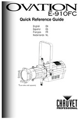 Chauvet Professional Ovation E-910FC Guía De Referencia Rápida