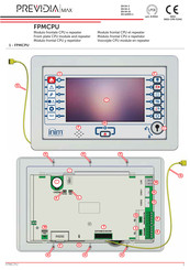 INIM Electronics PREVIDIA MAX FPMCPU Manual De Instrucciones