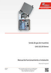 Bühler technologies GAS 222.20 Denox Manual De Funcionamiento E Instalacion