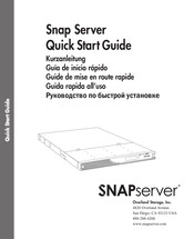 Overland Storage SnapServer Serie Guia De Inicio Rapido