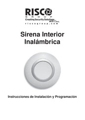 Risco WL S42 Instrucciones De Instalación Y Programación