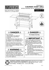 Master Forge GR2045401-MF-00 Manual Del Usuario