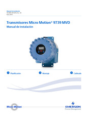 Emerson Micro Motion 9739 MVD Manual De Instalación