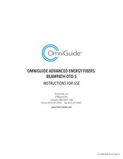 OmniGuide BEAMPATH OTO-S Manual Del Usuario