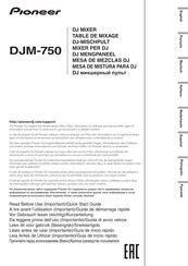 Pioneer DJM-750 Manual De Instrucciones