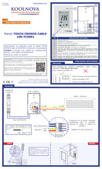 koolnova Touch Cronos Cable Guía Rápida De Instalación