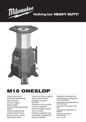 Milwaukee M18 Manual Original