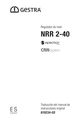 GESTRA NRR 2-40 Traducción Del Manual De Instrucciones Original