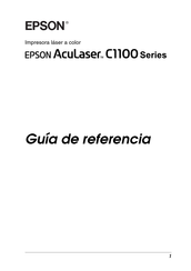 Epson Aculaser C1100 Serie Guía De Referencia