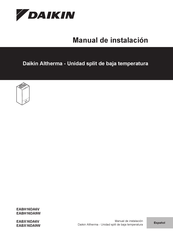Daikin Altherma EABH16DA6V Manual De Instalación