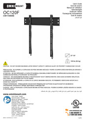 Omnimount OC120F Guia Del Usuario