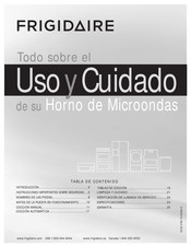 Frigidaire SP-4 Uso Y Cuidado