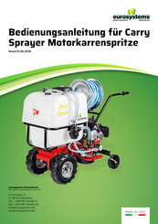 Eurosystems Carry Sprayer Traducción Del Manual De Instrucciones Original