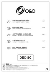 O&O DEC-SC Manual De Instalacion Y Uso