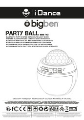 iDance Bigben PARTY BALL BB 10 Manual De Instrucciones