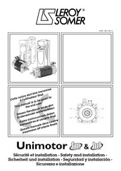 Leroy-Somer Unimotor fm Seguridad Y Instalación