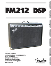 Fender FM212 DSP Instrucciones De Functionamiento