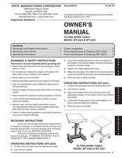 Vestil WT-2221 El Manual Del Propietario