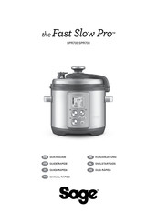 Sage Fast Slow Pro SPR700 Guía Rápida