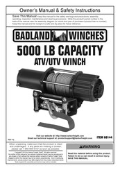 Badland Winches 68144 Manual Del Propietario E Instrucciones De Seguridad