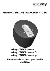 eKey TOCAhome Manual De Instalacion Y Uso