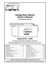 Merik 501M El Manual Del Propietario