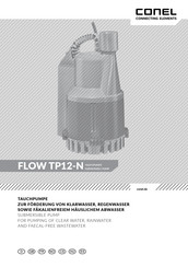 Conel FLOW TP12-N Instrucciones De Instalación Y  Operación