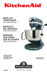 KitchenAid 4KG25H3XWH5 Instrucciones Y Recetas