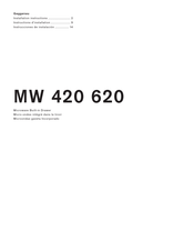 Gaggenau MW 420 620 Instrucciones De Instalación