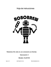 KegLand Robobrew 35L Hoja De Instrucciones