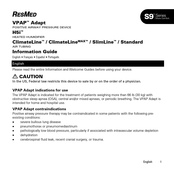 ResMed ClimateLine MAX Standard Guia De Informacion