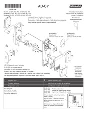 Allegion Schlage AD-250 Serie Instrucciones De Instalación