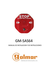 golmar GM-SAS64 Manual De Instalación Y De Instrucciones