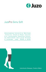 Juzo JuzoPro Genu Soft Instrucciones De Uso