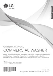 LG TCW2013CS1 Manual Del Propietário