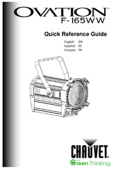 Chauvet OVATION F-165WW Guía De Referencia Rápida