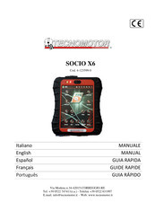 TECNOMOTOR SOCIO X6 Manual De Instrucciones