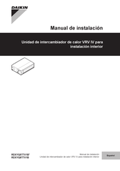 Daikin VRV IV Serie Manual De Instalación