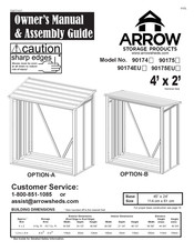 Arrow 90175EU Manual Del Propietario E Instrucciones De Ensamblaje