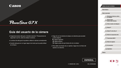 Canon PowerShot G7X Guia Del Usuario