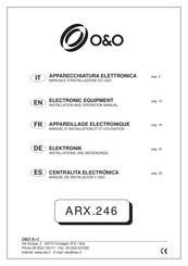 O&O ARX.246 Manual De Instalacion Y Uso