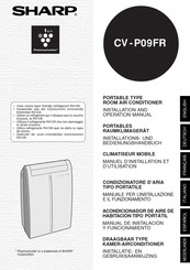 Sharp CV -P09FR Manual De Instalación Y Funcionamiento