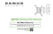 Sanus accents ASF110 Manual Del Usuario