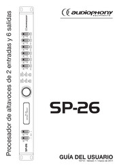 audiophony SP-26 Guia Del Usuario