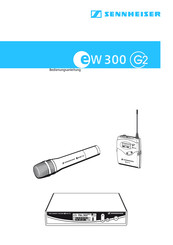 Sennheiser ew 300 G2 Instrucciones Para El Uso