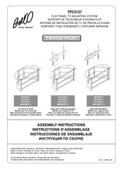 Bell'O Triple Play TPC2127 Instrucciones De Ensamblaje