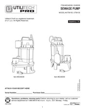 Utilitech Pro UT58150 Manual De Instrucciones