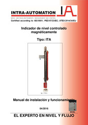 Intra-Automation ITA-6 Manual De Instalación Y Funcionamiento