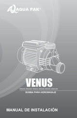 Aqua pak VENUS20 Manual De Instalación