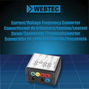 WEBTEC SR-VADC-700 Instrucciones De Servicio